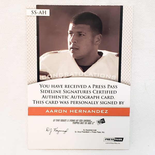 Aaron Hernandez SS-AH back